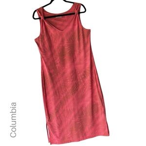 COLUMBIA NWOT WOMEN’S CHILL RIVER MIDI DRESS UPF 50 | SIZE: LARGE